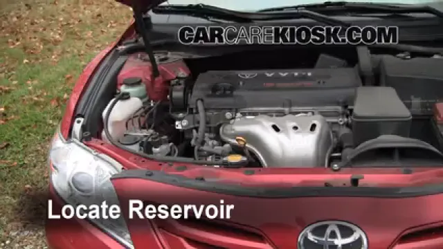 2008 Toyota Camry LE 2.4L 4 Cyl. Liquide essuie-glace Ajouter du liquide